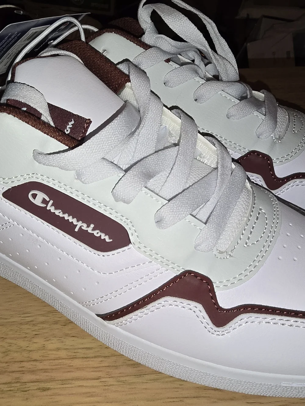 CHAMPION MENS SHOES MAROON/WHITE SIZE 11.5 BRAND NEW/NO BOX/CASUAL/SPORTS